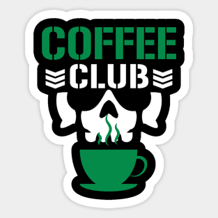 Coffee Club Sticker